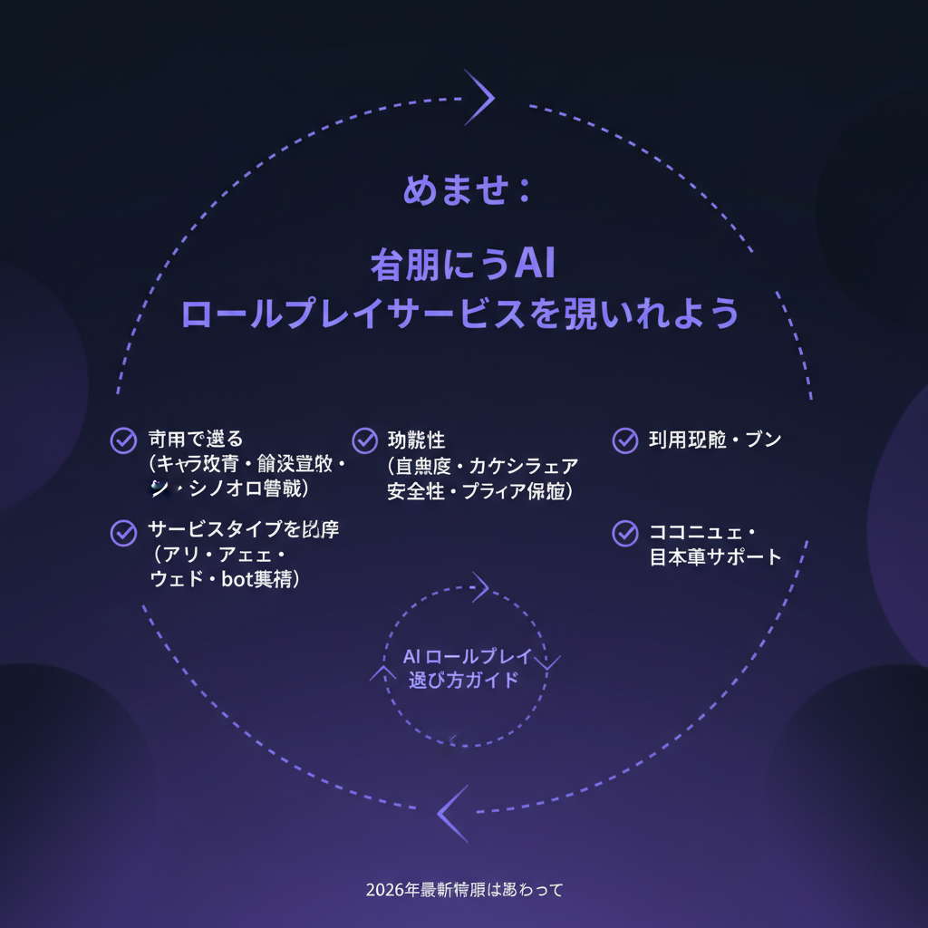 まとめ:自分に合うAI ロールプレイサービスを見つけよう
