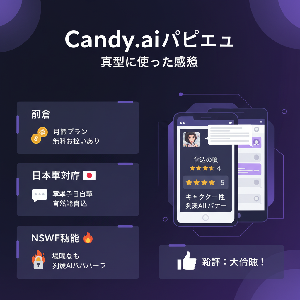 実際に使ってみた感想｜Candy.aiレビュー